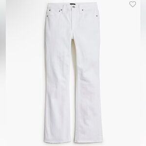 J. Crew Flare Crop White Jean